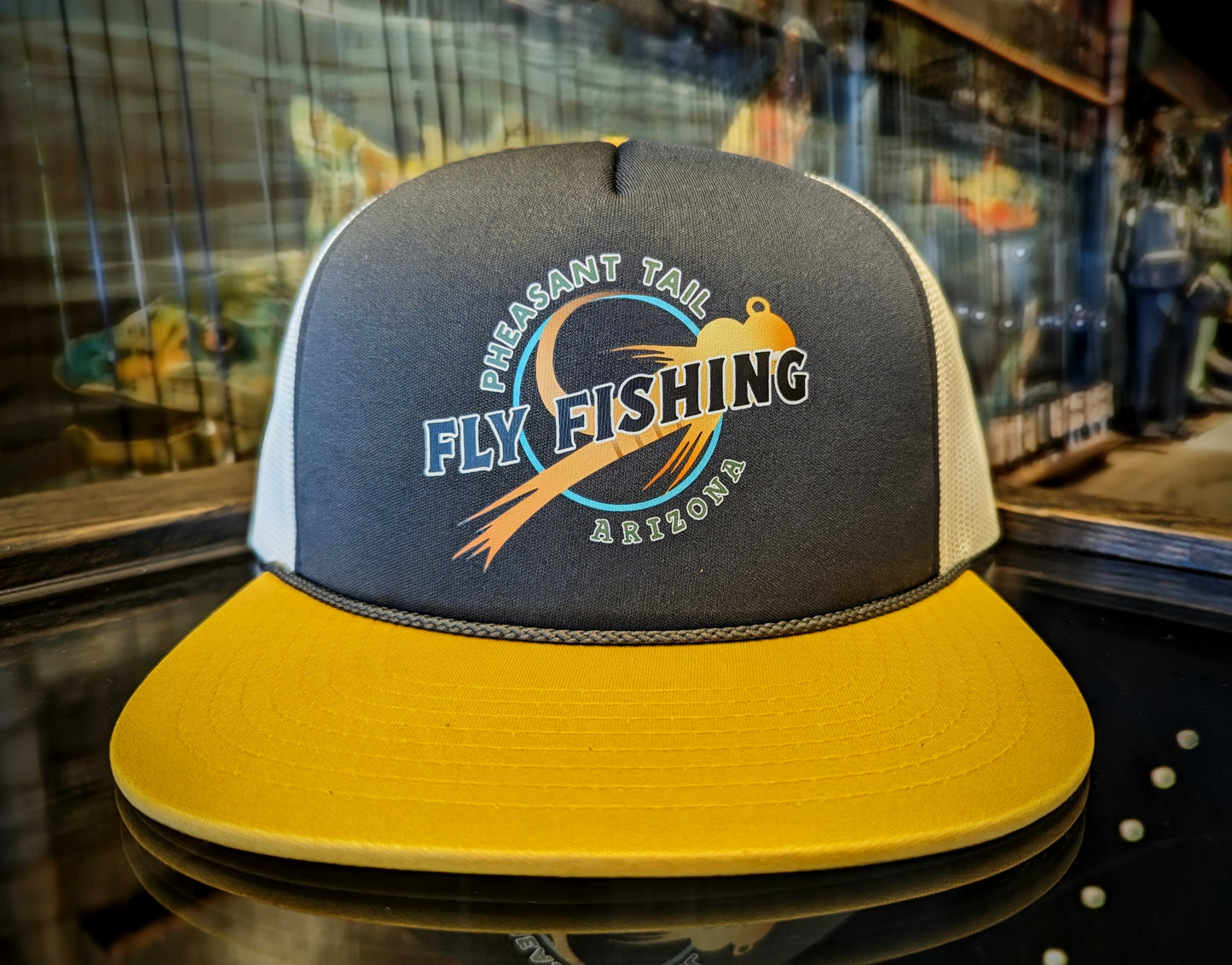 Pheasant Tail Trucker Hat