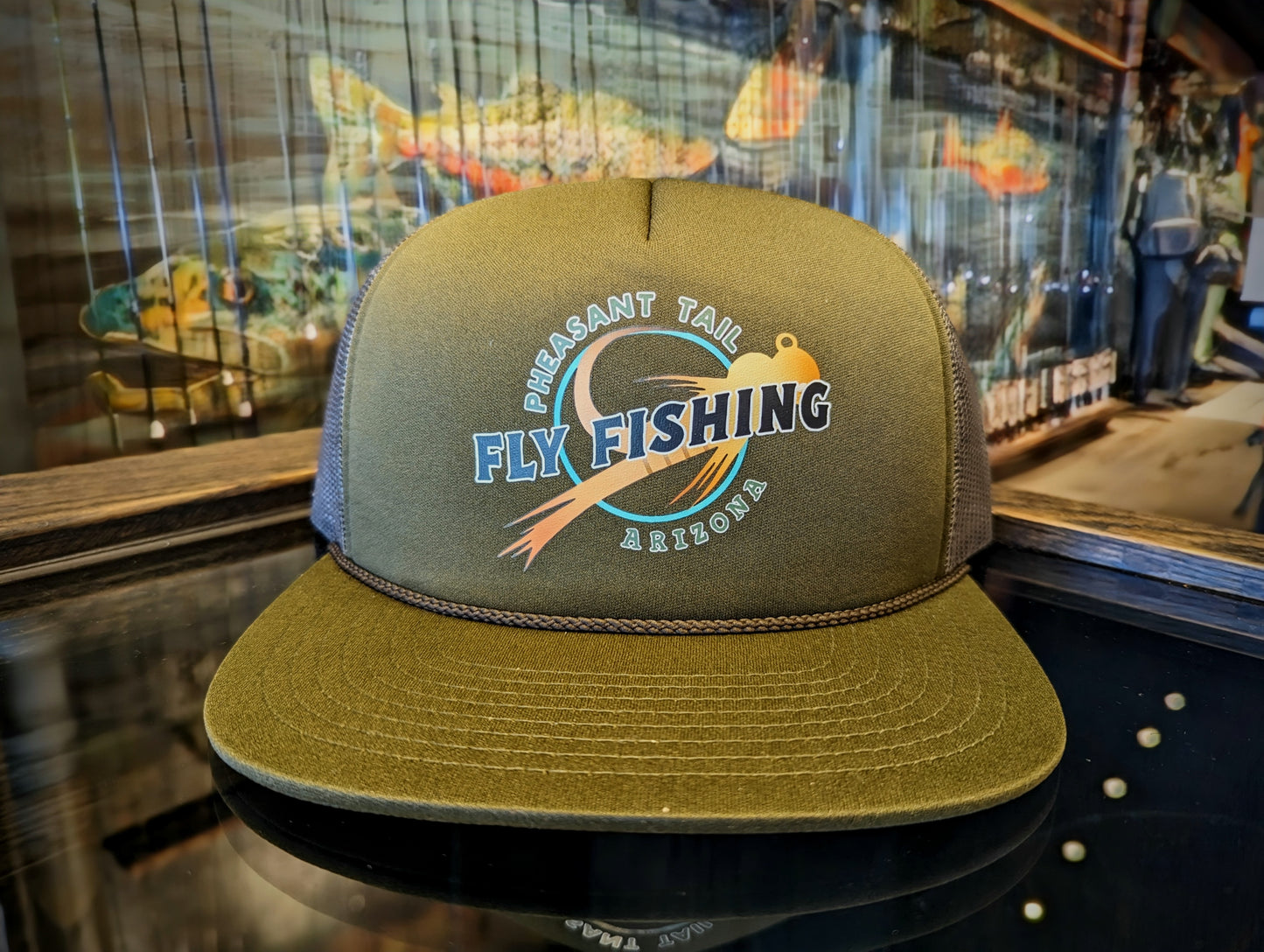Pheasant Tail Trucker Hat