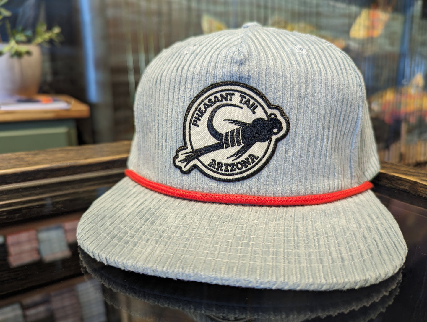 Pheasant Tail Corduroy Hat