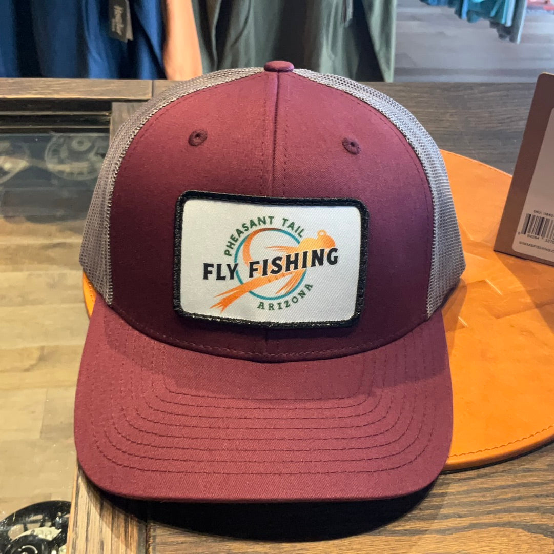 Pheasant Tail Patch Trucker Hat