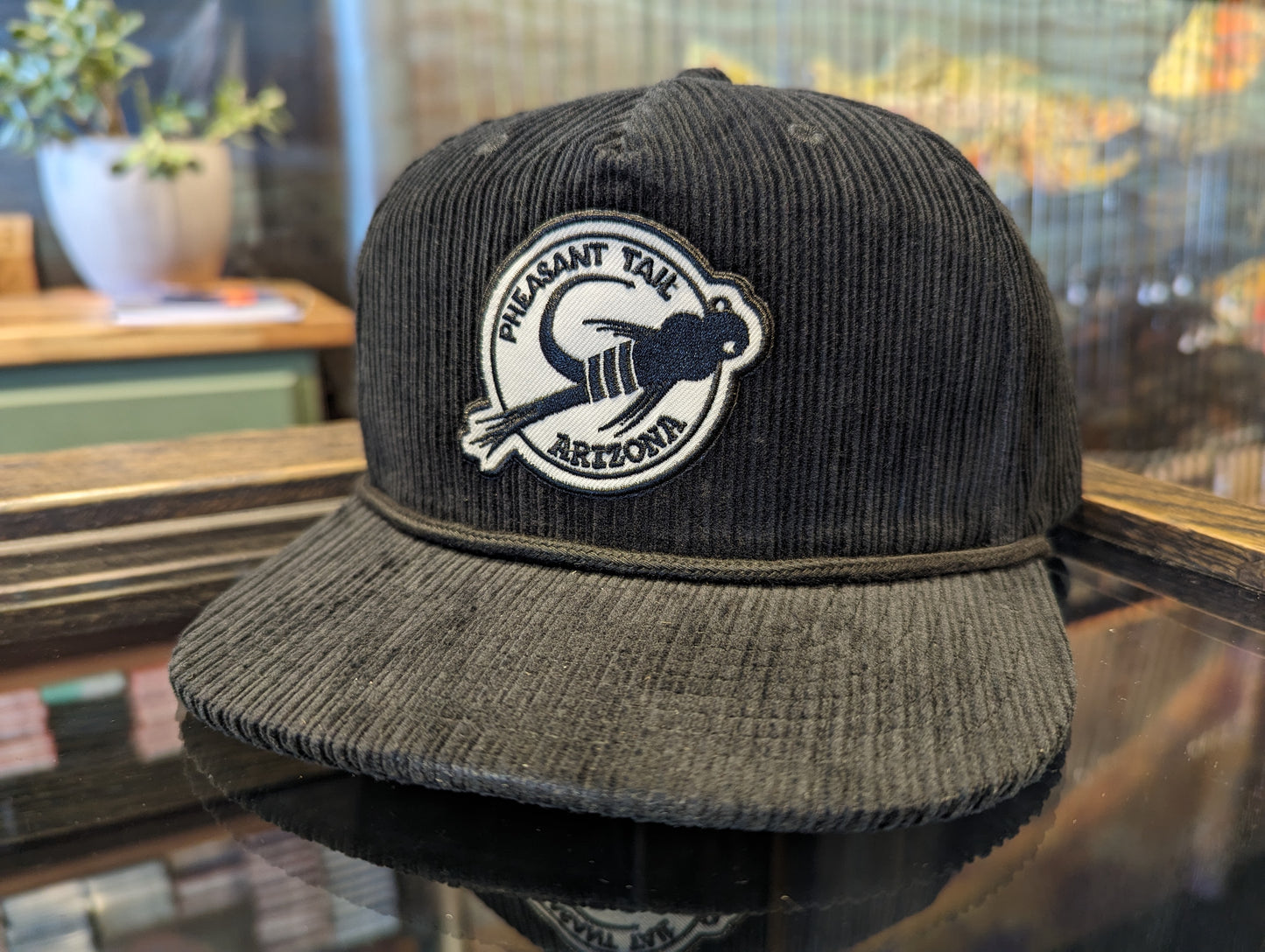 Pheasant Tail Corduroy Hat