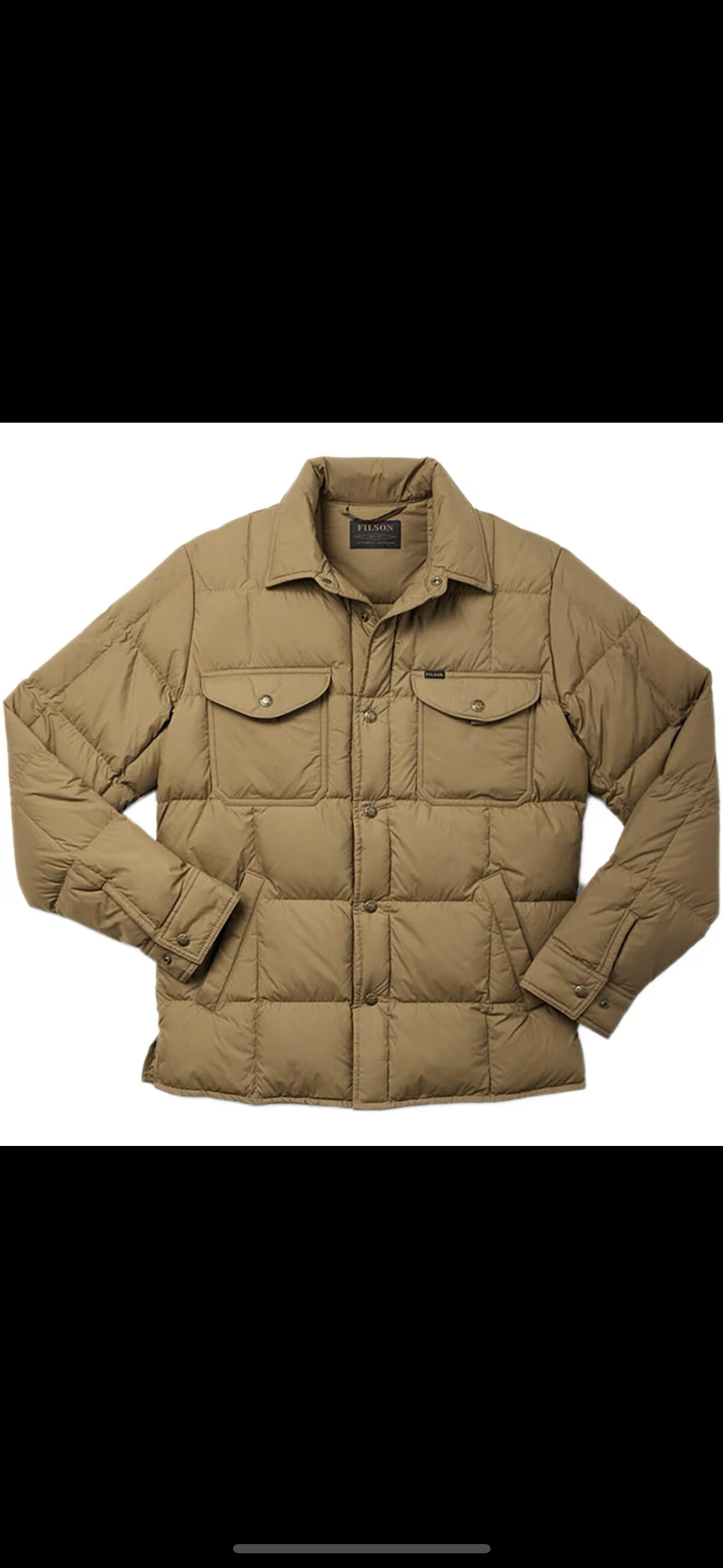 Filson Lightweight Down Jac-Shirt