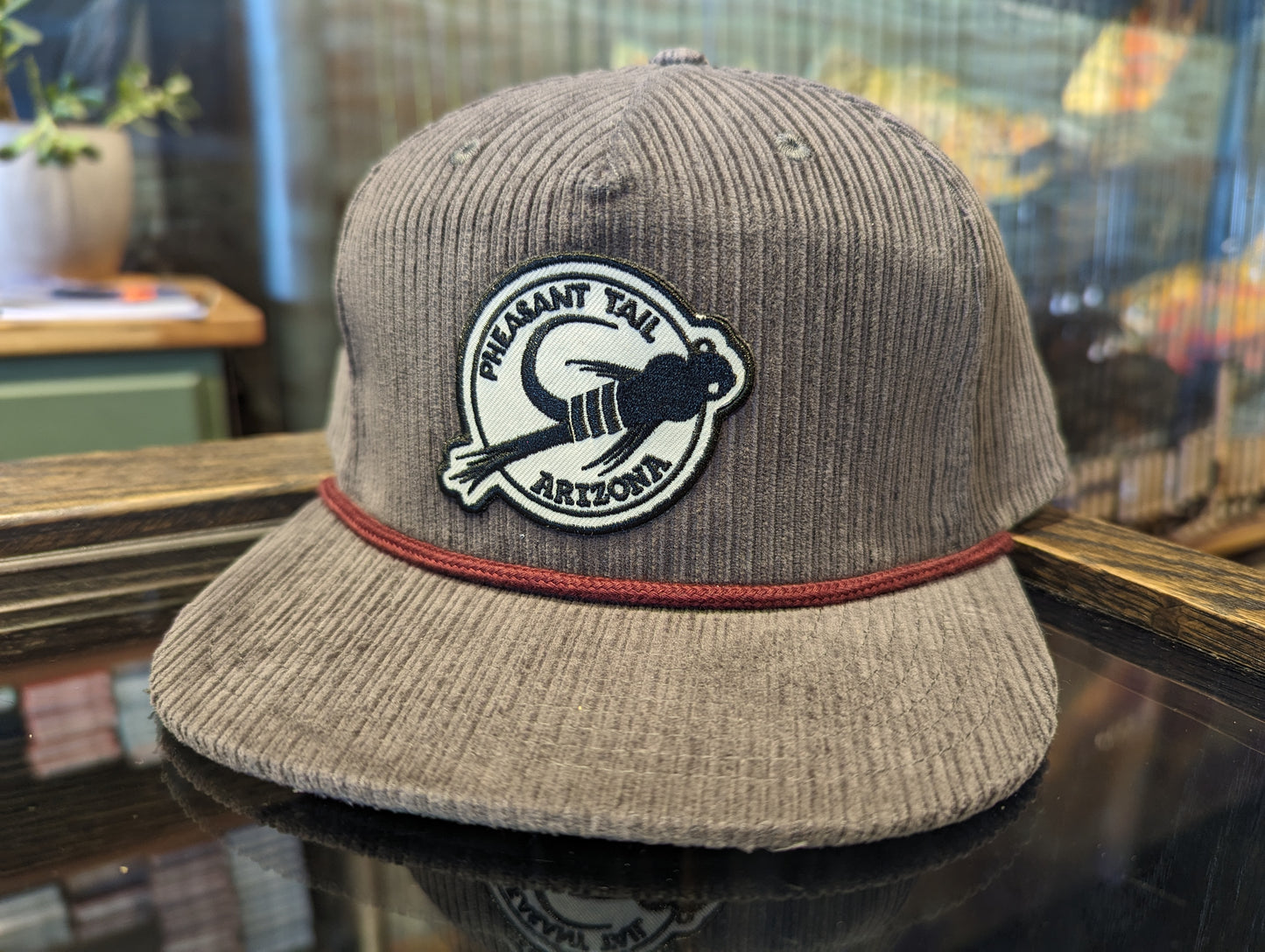 Pheasant Tail Corduroy Hat