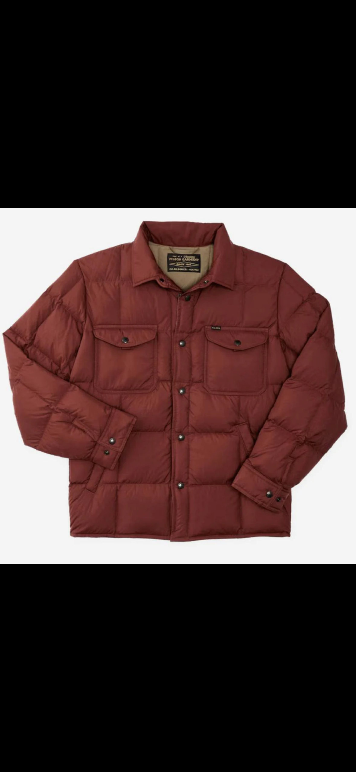Filson Lightweight Down Jac-Shirt