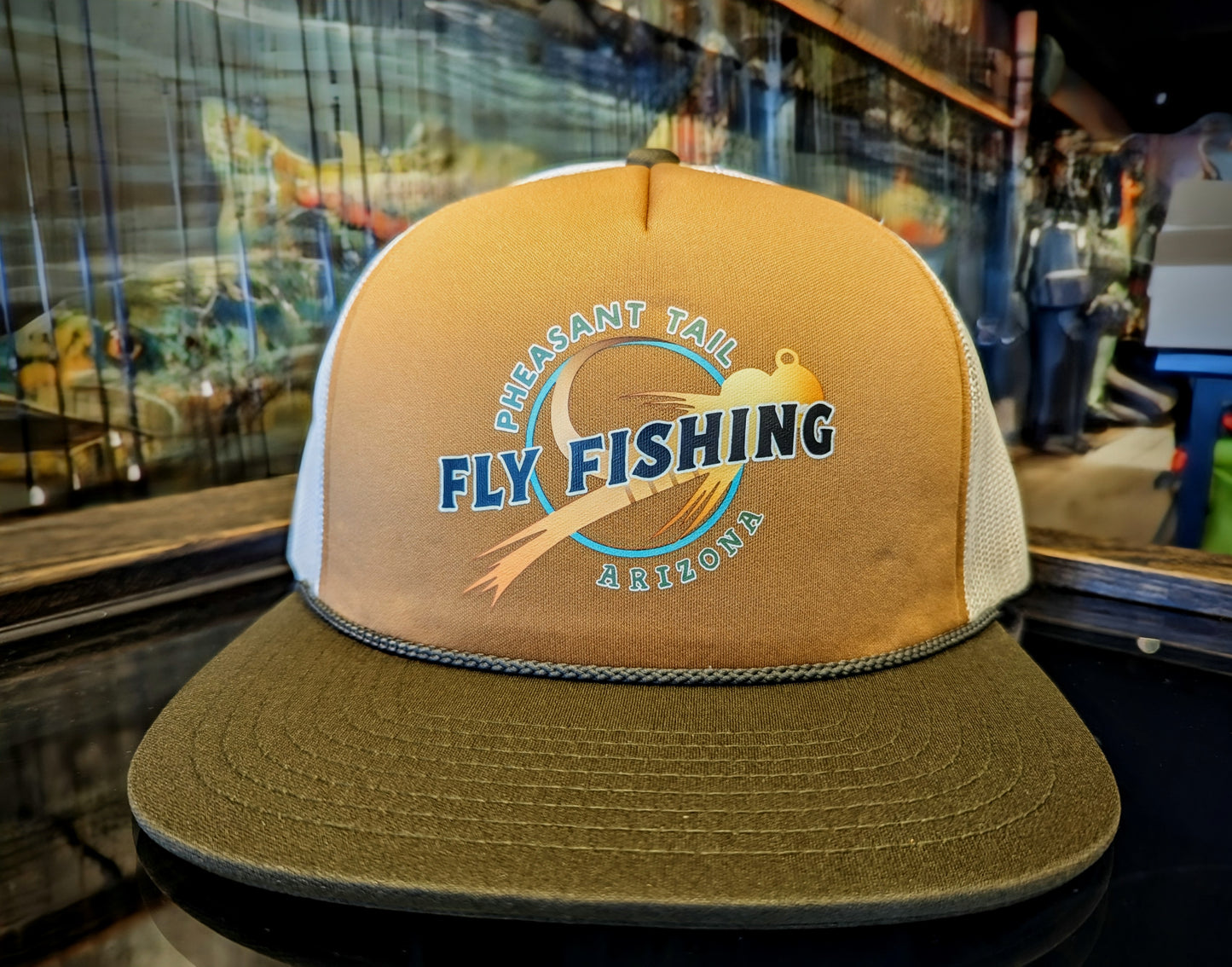 Pheasant Tail Trucker Hat