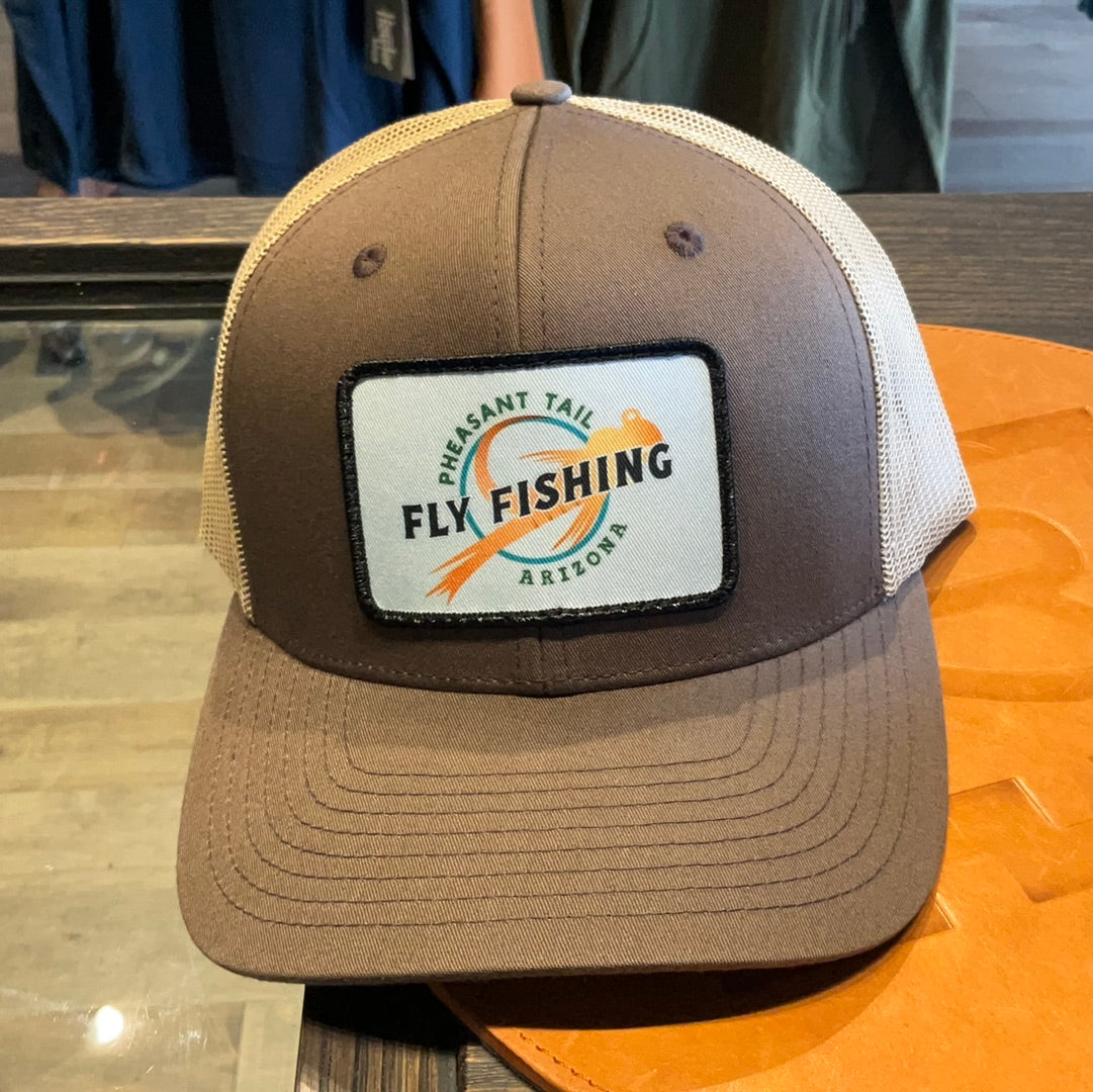 Pheasant Tail Patch Trucker Hat