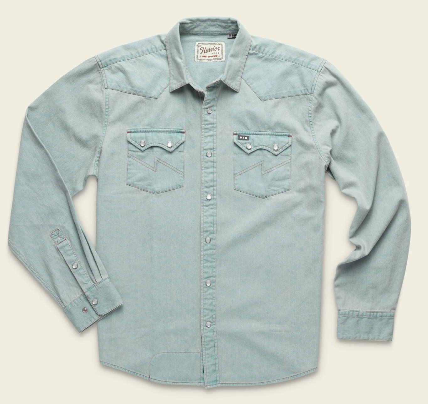 Howler Men's Dust Up Denim Snapshirt