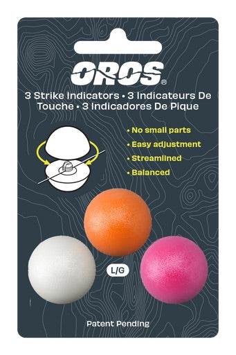 Oros Strike Indicators Multi-Color 3-Pack