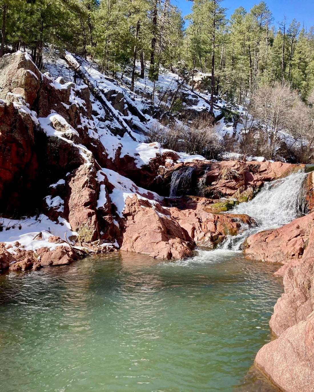 Winter fishing  in Arizona