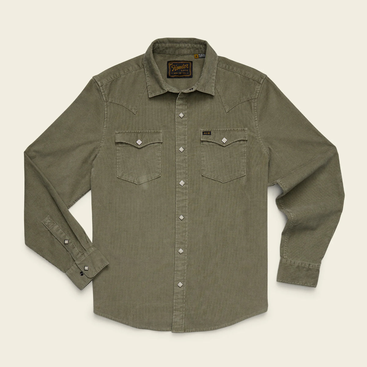 Howler Bros Banning Corduroy Snapshirt