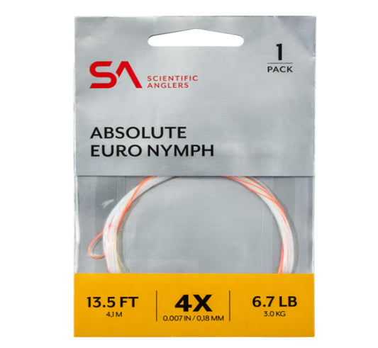 Scientific Anglers Absolute Euro Nymph Leader 1-pack