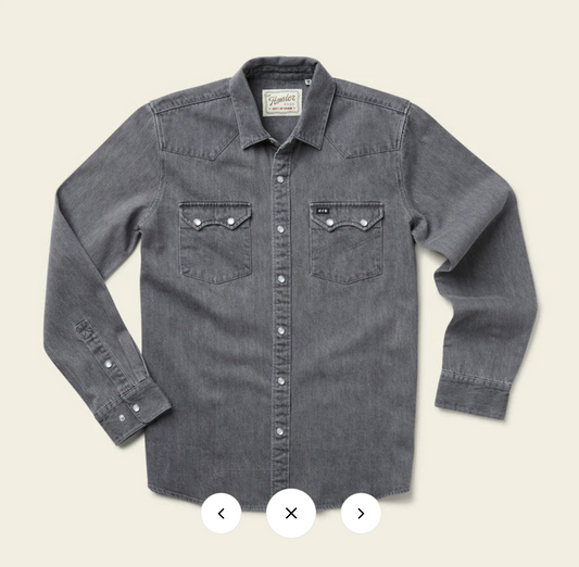 Howler Men's Dust Up Denim Snapshirt
