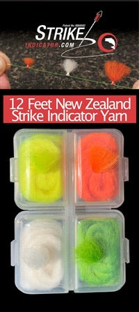 New Zealand Strike Indicator Yarn 4 color dispenser