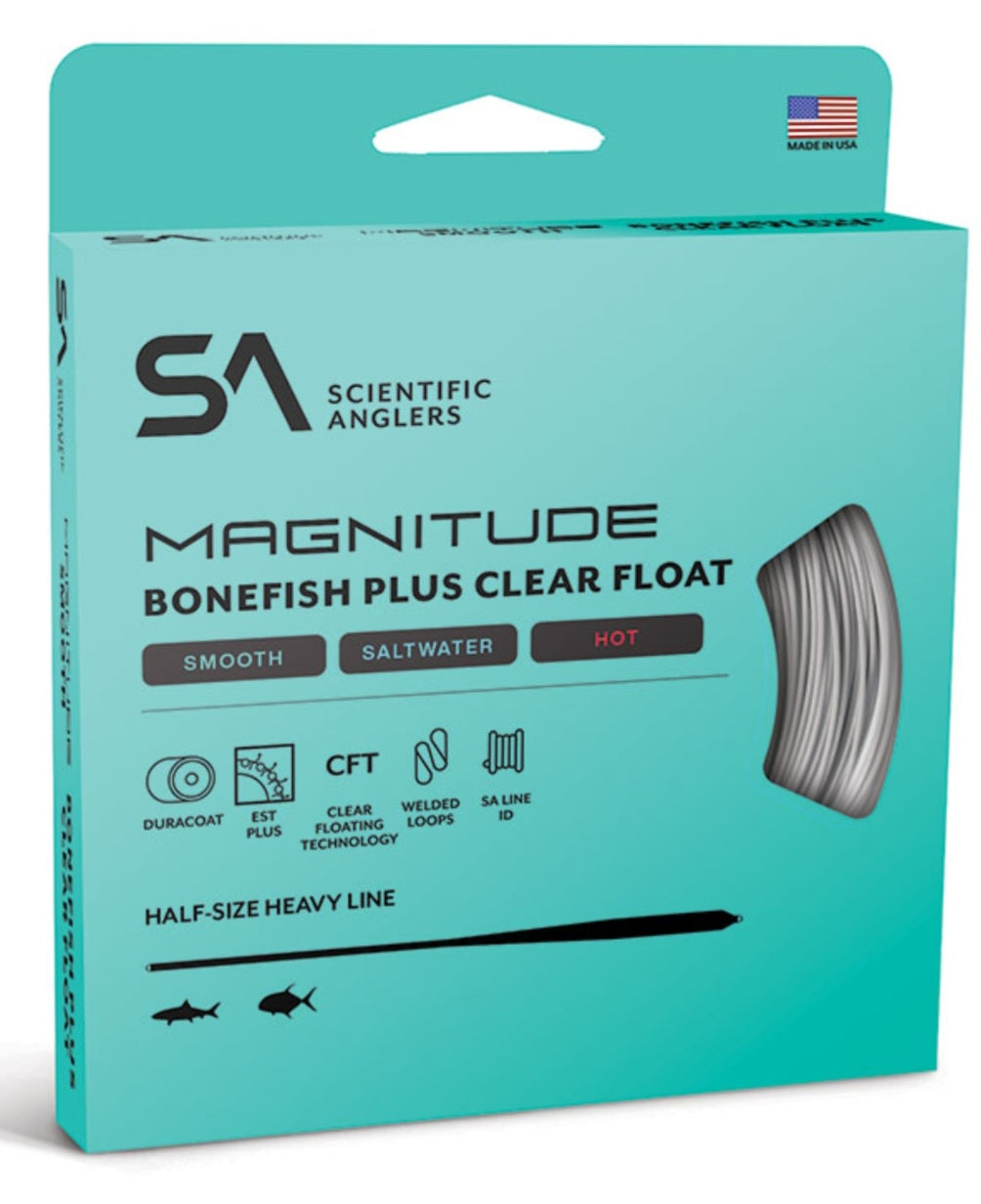 Scientific Anglers Bonefish Floating Scientific Anglers Magnitude Textured Bonefish Fly Line - WF-9 Clear Float Tip Textured Shooting Line